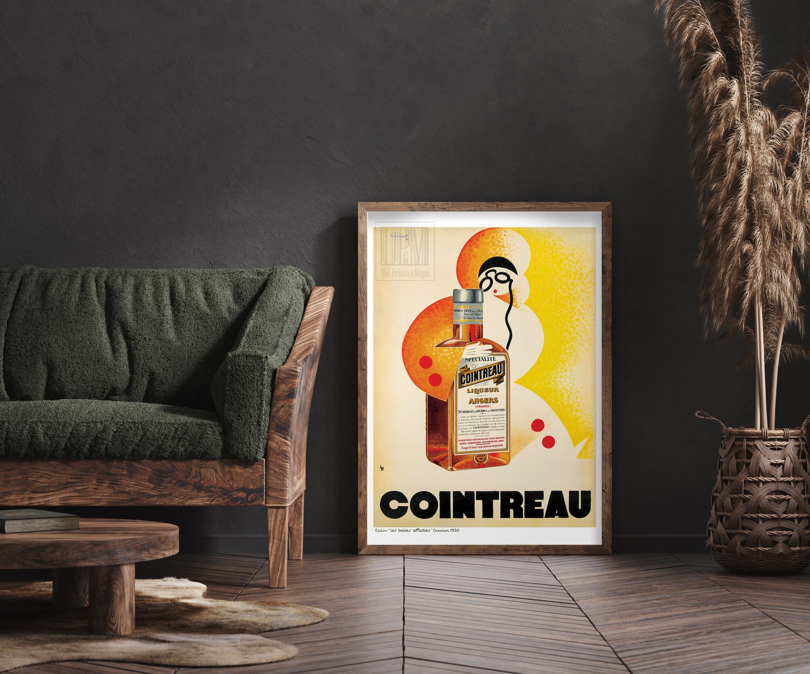Cointreau | Charles Loupot | 1930 | Vintage Ads | Wall Art Print